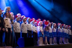 Koncert świąteczny dla żołnierzy WOT pełniących służbę w obronie granic Polski,