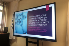 Seminarium pt. „Innowacyjne metody recyklingu i aspekty prawne z tym związane”,